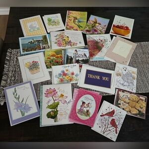 20 Beautiful Assorted Greeting Cards with envelopes.